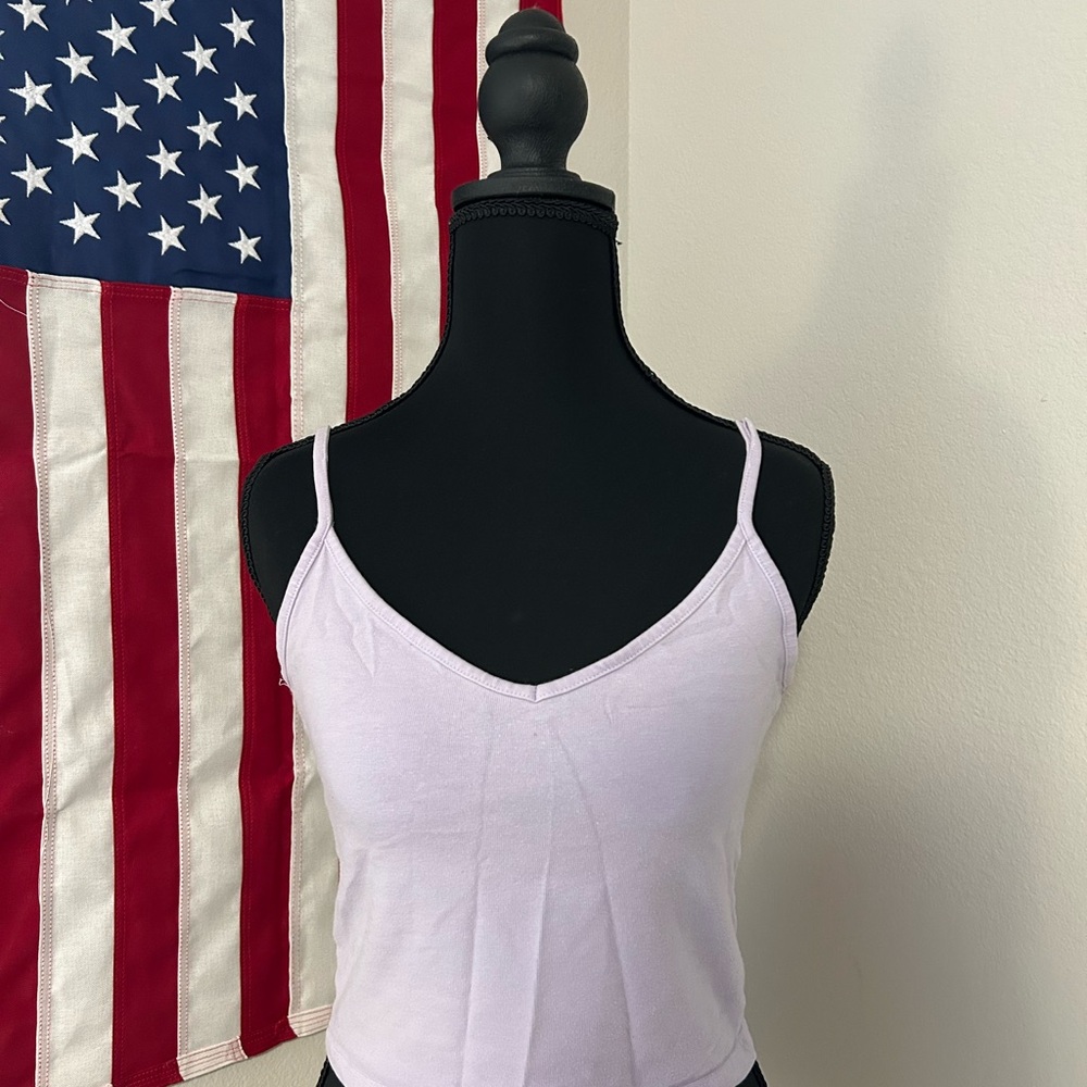Brandy Melville Lavender Spaghetti Strap Tank - Picture 3 of 3